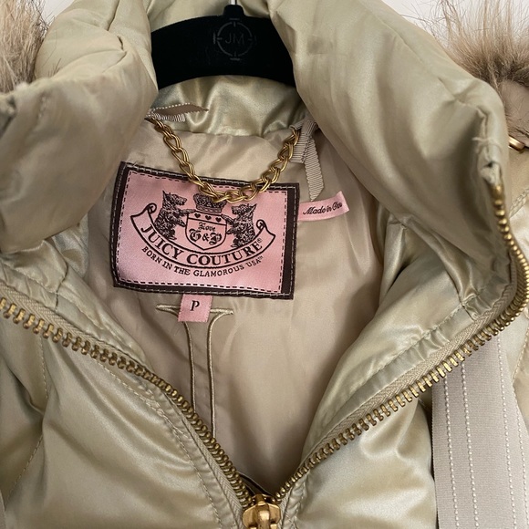 Juicy couture quilted champagne coat - Picture 3 of 3